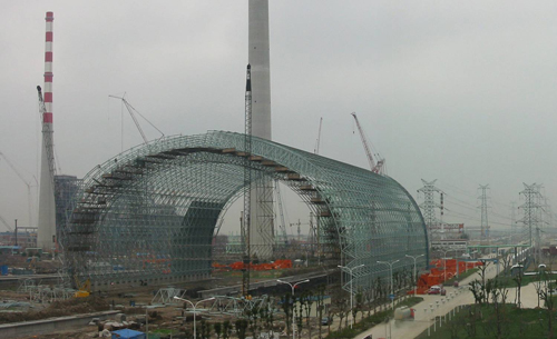河北發(fā)電廠球形網(wǎng)架